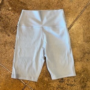Glyder Ice Blue Biker Shorts